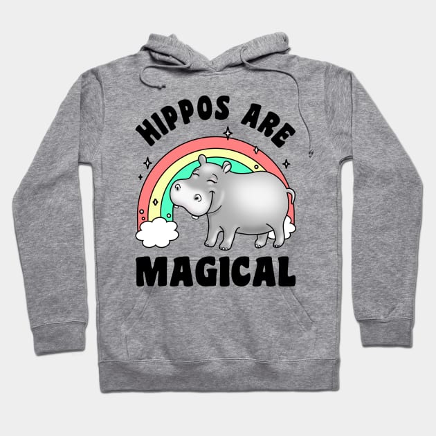 Hippos are Magical Hoodie by PnJ